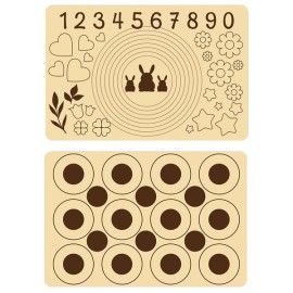 Silikónová podložka na cesto TORO 60x40cm s potlačou