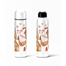 Nerezová termoska so stop ventilom TORO 0,5l perničková dedinka