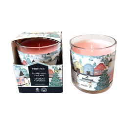 Vonná sviečka v skle PROVENCE 20 hodín dedinka
