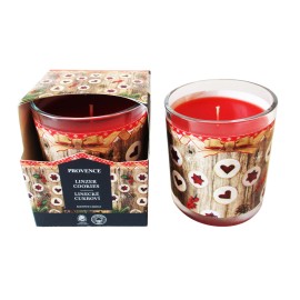 Vonná sviečka v skle PROVENCE 20 hodín linecké