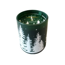 Vianočná vonná sviečka v skle PROVENCE 30 hodín borovicový les