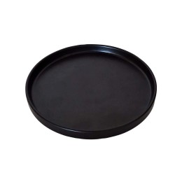 Keramický dezertný tanier KITCHISIMO 20cm čierny mat