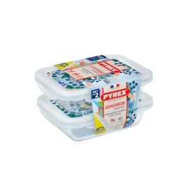 Sada sklenených dóz s viečkom PYREX 2x800ml