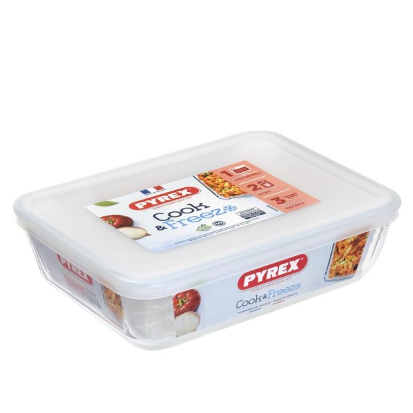 Sklenená miska PYREX 1,5 l, 22x17x6 cm