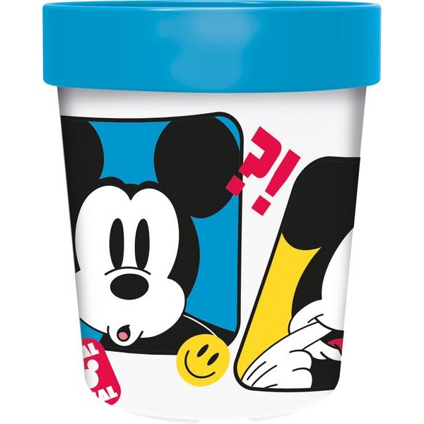 Plastový téglik MICKEY 260ml protišmykový