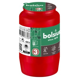 NÁPLŇ DO HŘBITOVNÝCH SVIEČOK ČERVENÁ 2,5DNÍ HORENIA 9,6CM