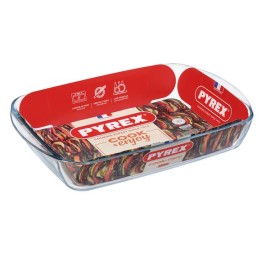 SKLENENÁ NÁDOBA NA PEČENIE PYREX 3,7L, 40X27X6CM