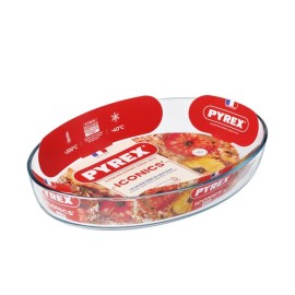 OVÁLNY PEKÁČ PYREX 4,2L, 40X27X7CM, SKLO