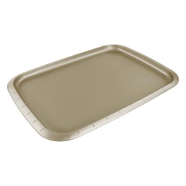PLECH NA PEČENIE KITCHISIMO 37X27,6X1,6ZLATÁ UHLÍKOVÁ OCEĽ