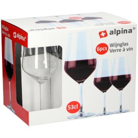 Poháre na červené víno ALPINA 530ml 6ks